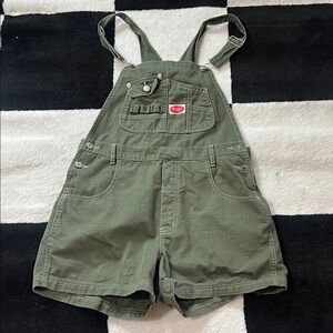 Revolt Olive Green Overalls